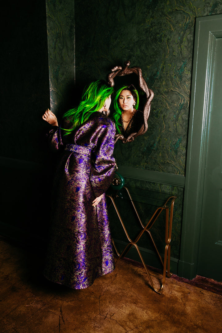 Parisian Coat in "Lucia di Lammermoor" (Blue)