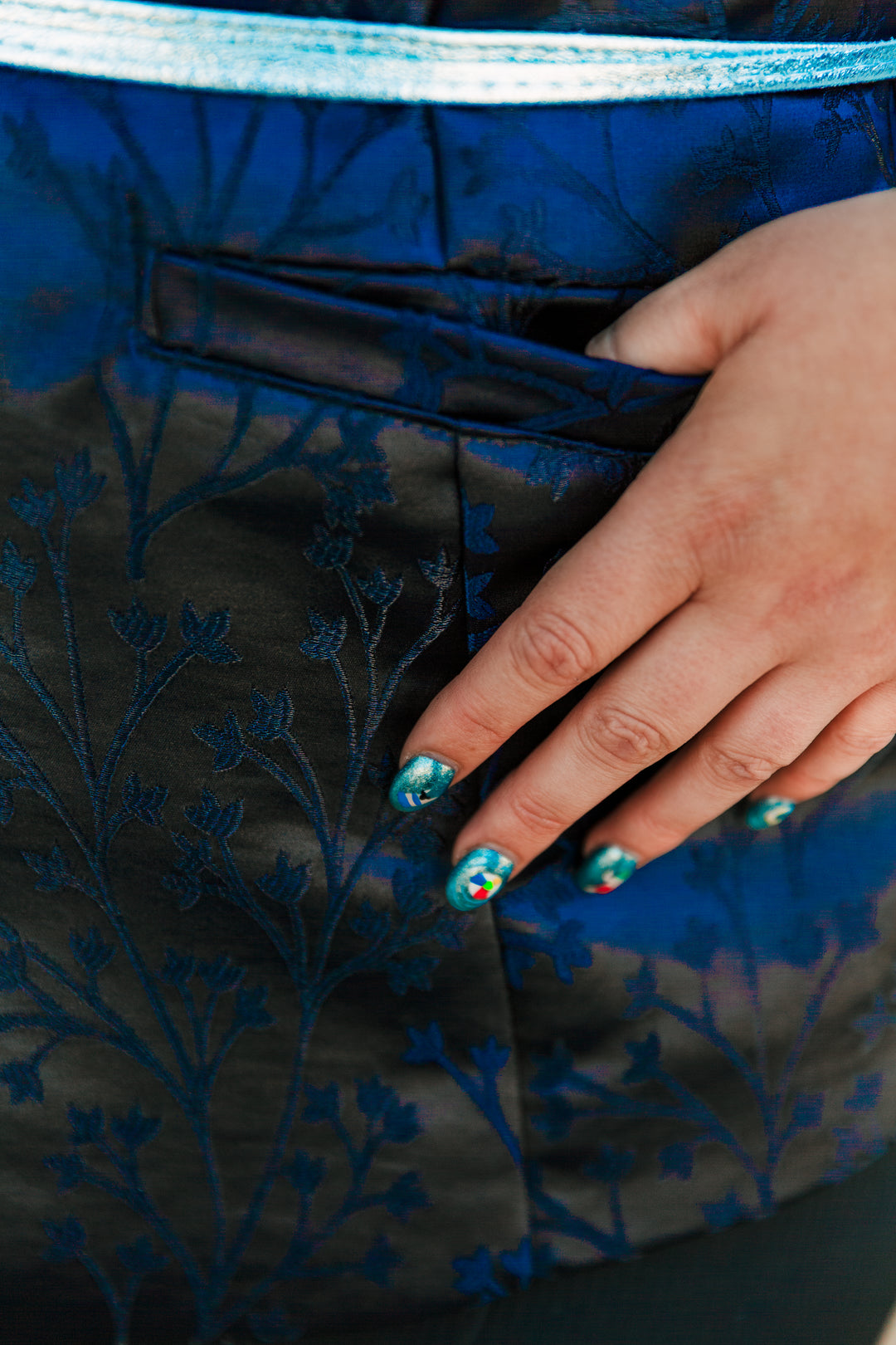 Lusso Jacquard Waistcoat in "Sakura"