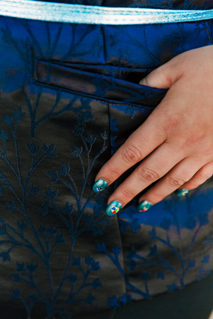 Lusso Jacquard Waistcoat in "Sakura"