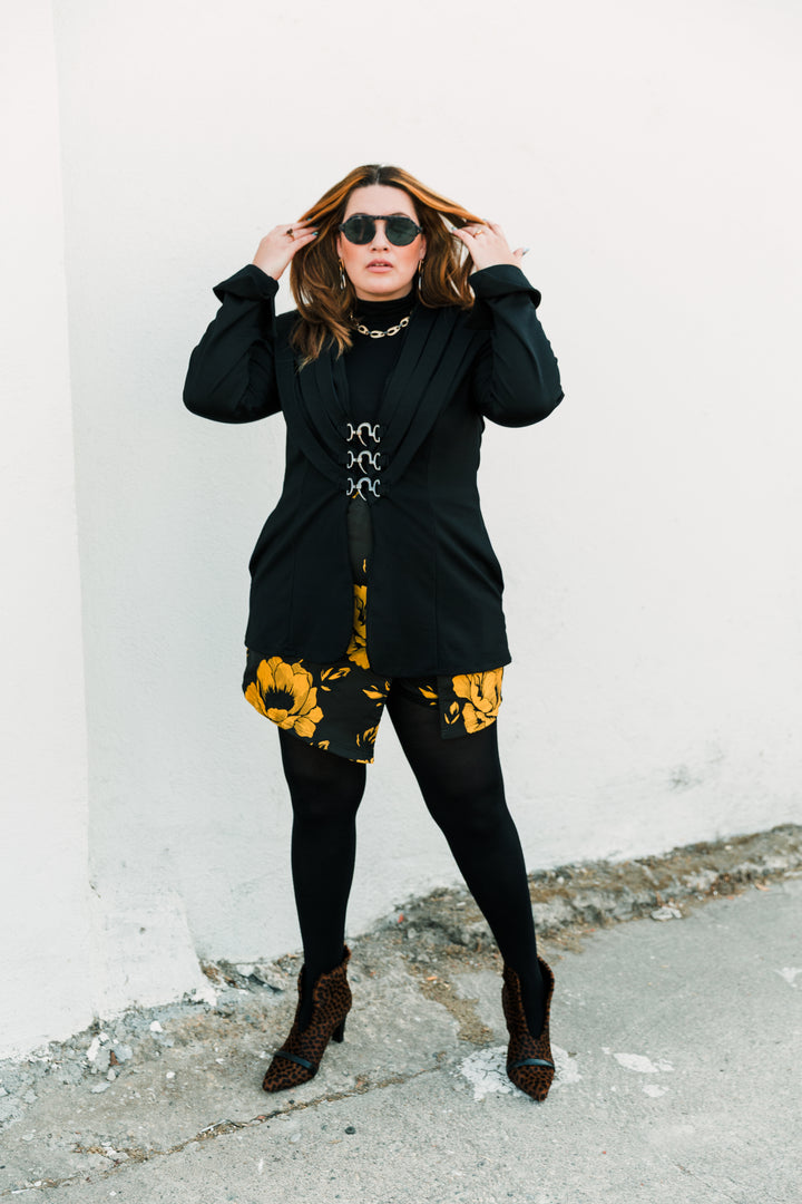 Sartorialist Ponte Blazer in "Black”