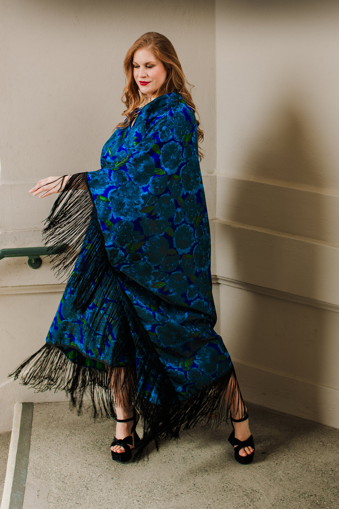 Runway Fringe Kaftan in "Frida"