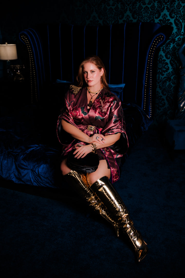 Theater Jacket in "Midnight Sonata" (Mauve)