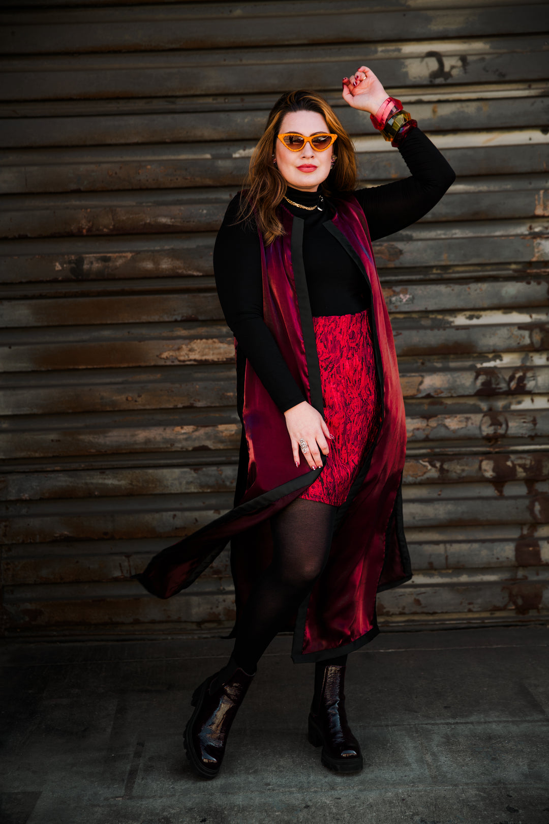 Berlin Duster in "Carmine"