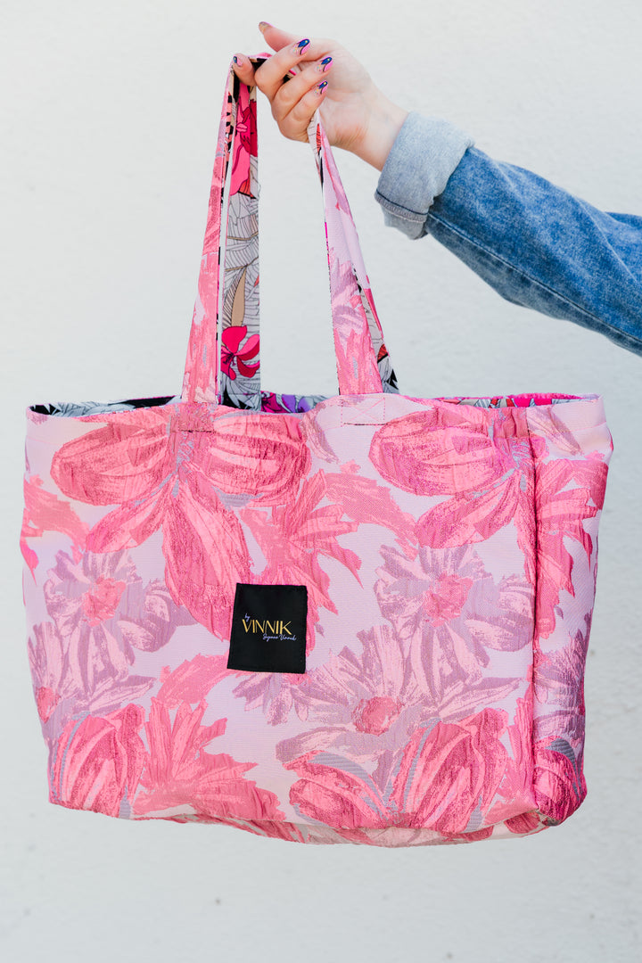 Flip Side Tote Bag “Le Comte Ory" (Pink)