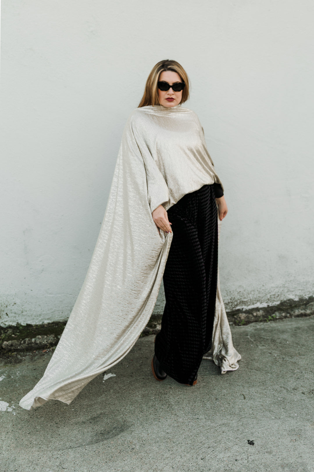 Blanket Scarf “Champagne”