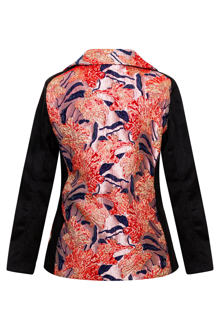Moto Jacket "WTF Flower" (Pink)
