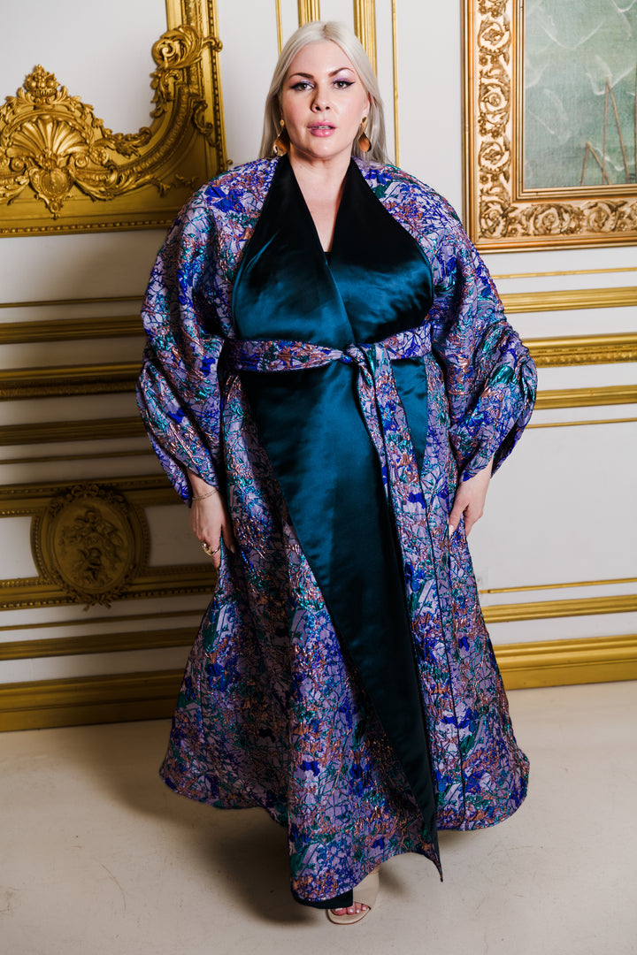 Parisian Coat in "Flight" (Purple)
