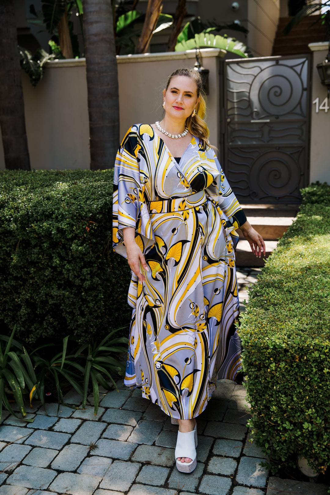 Bohémienne Kimono Robe in “Great Gatsby Yellow"