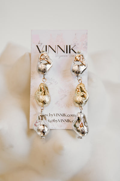Magic Bean Earrings (Gold & Silver)