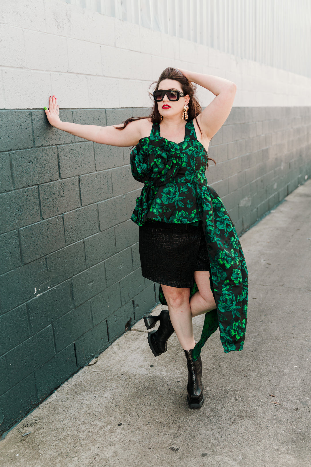 Fleur Peplum Top in "Il Viaggio a Reims"