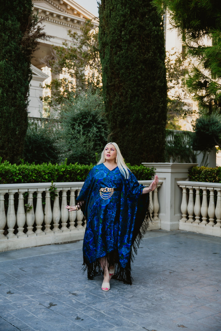 Runway Fringe Kaftan in "Frida"