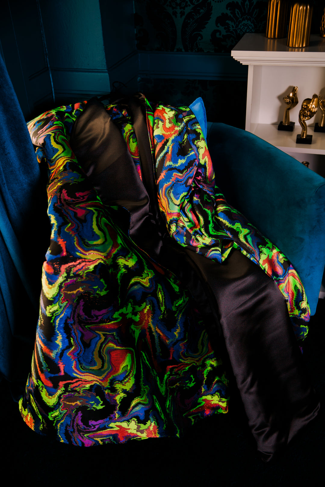 Parisian Coat in "Brat Marble"