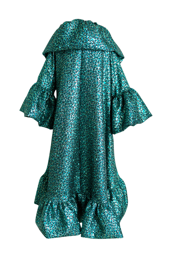 Manhattan Opera Coat in "Il Gattopardo" (Turquoise)