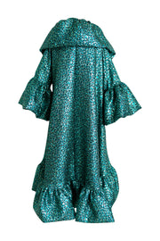 Manhattan Opera Coat in " Il Gattopardo" (Turquoise)