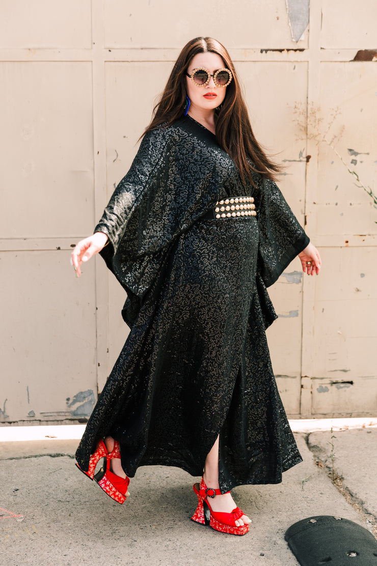 Bohémienne Kimono Robe "She’s A WITCH” Sweater Edition
