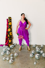Poiret Jumpsuit in "Orchid Slink"