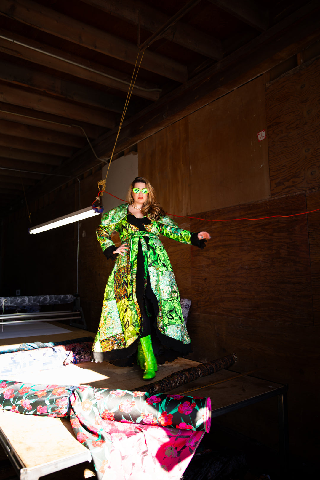 Tokyo Coat Dress in "Patchwork No. 3"