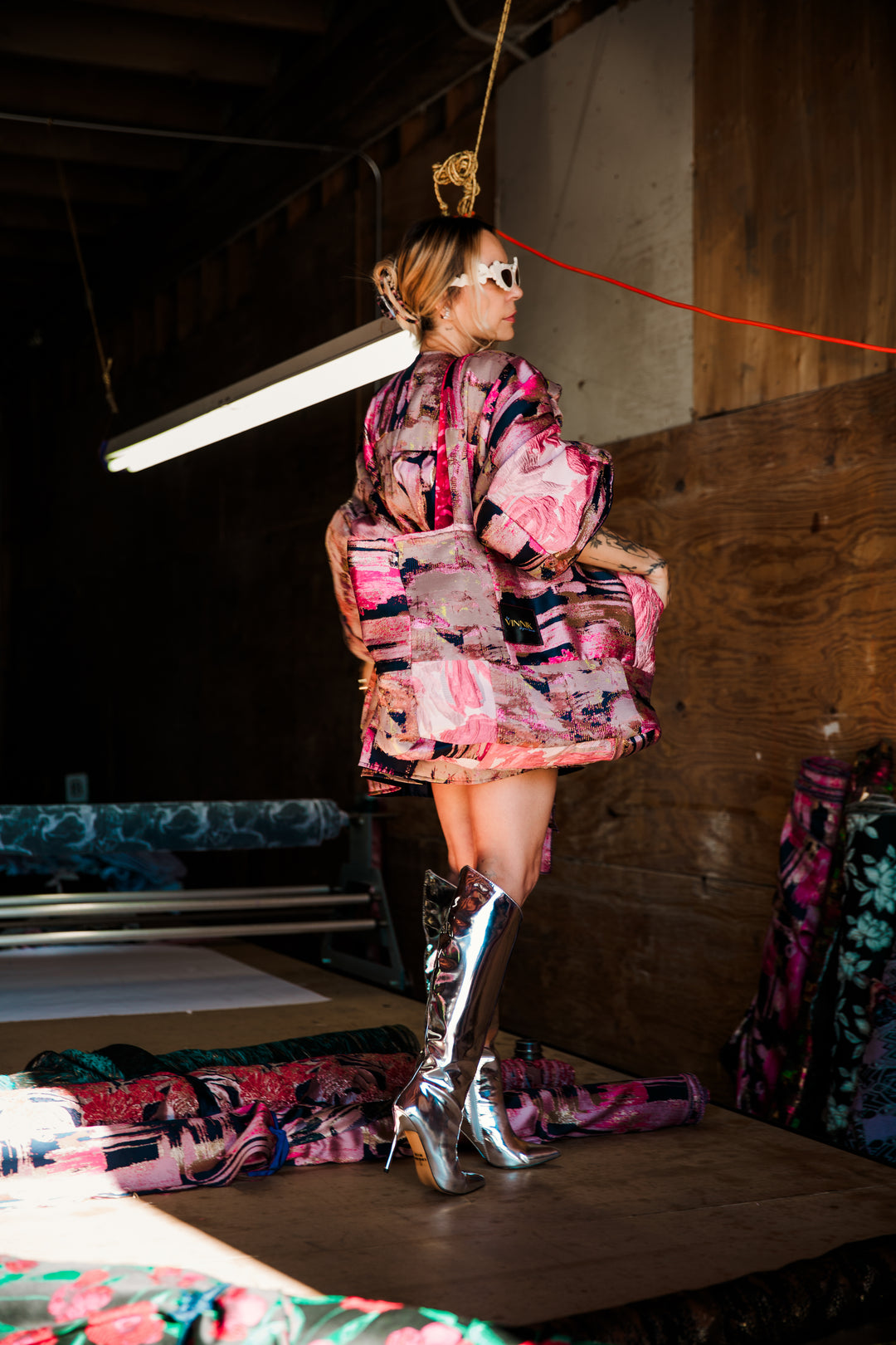 Flip Side Tote Bag in "Patchwork No. 2"