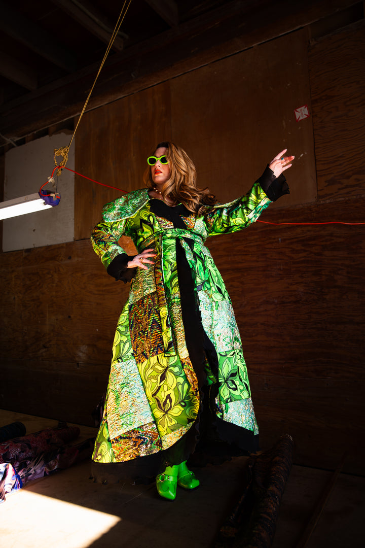 Tokyo Coat Dress in "Patchwork No. 3"