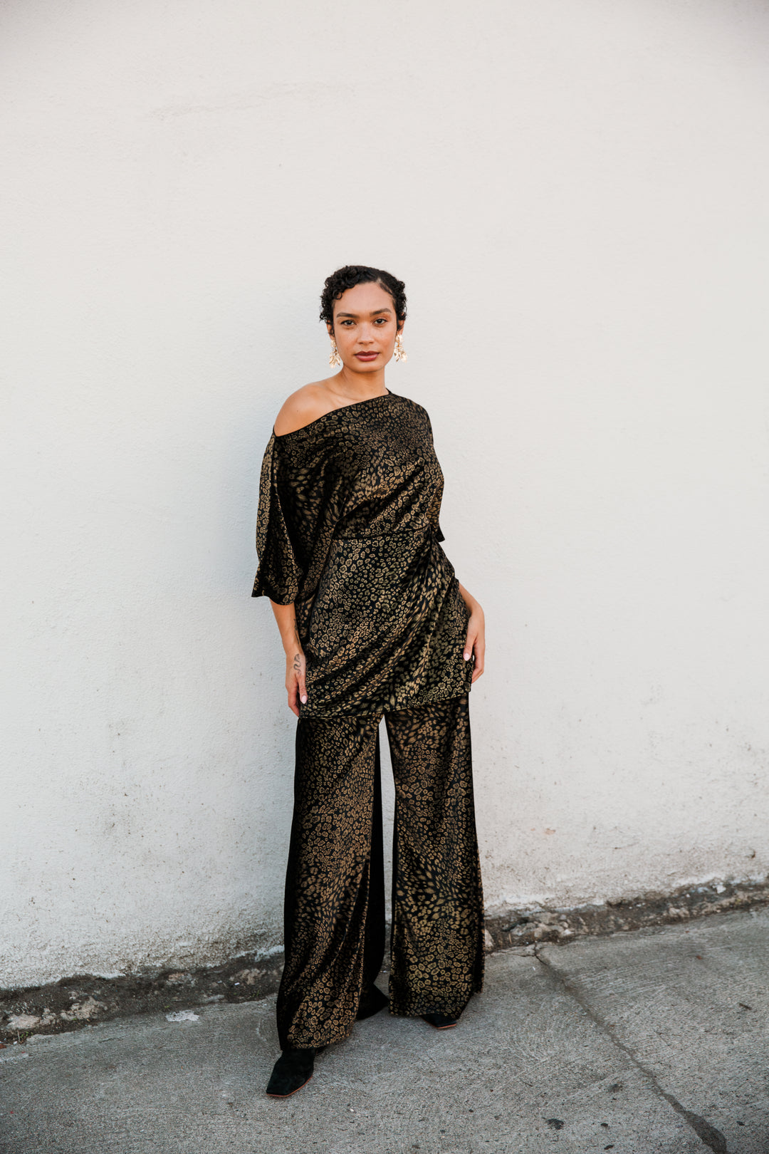 Halftan in "Gold Foiled Leopard"