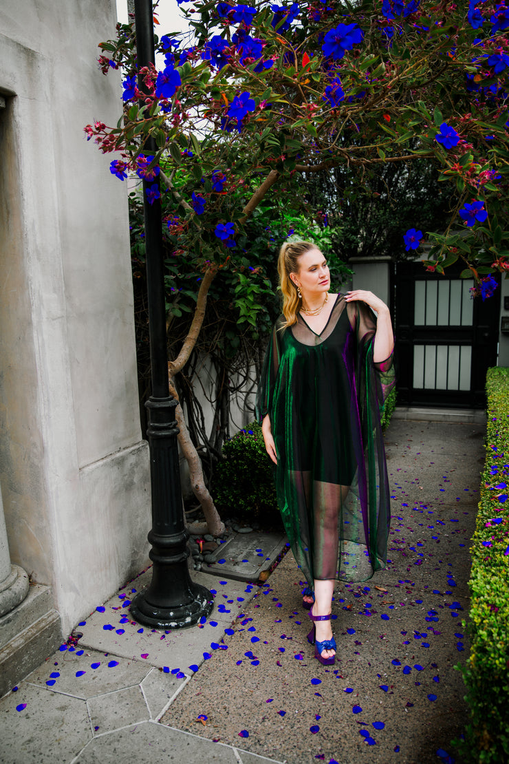 Kaftan in "Electric Mermaid" (Maxi)