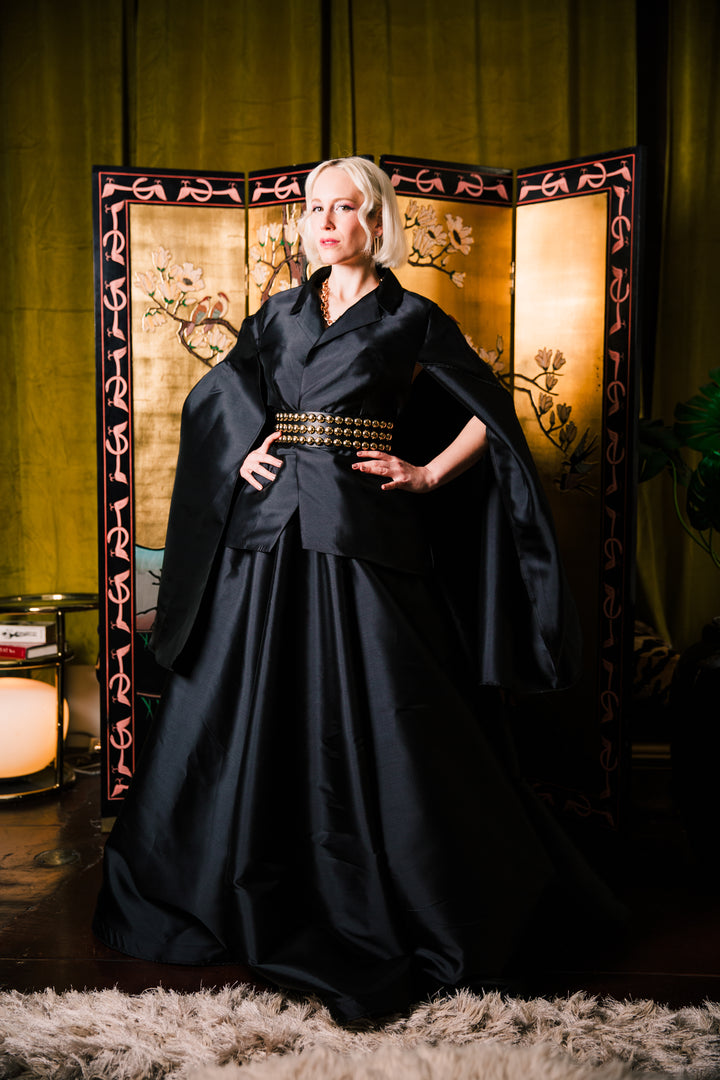 Gala Skirt in "Bad Girl Black"