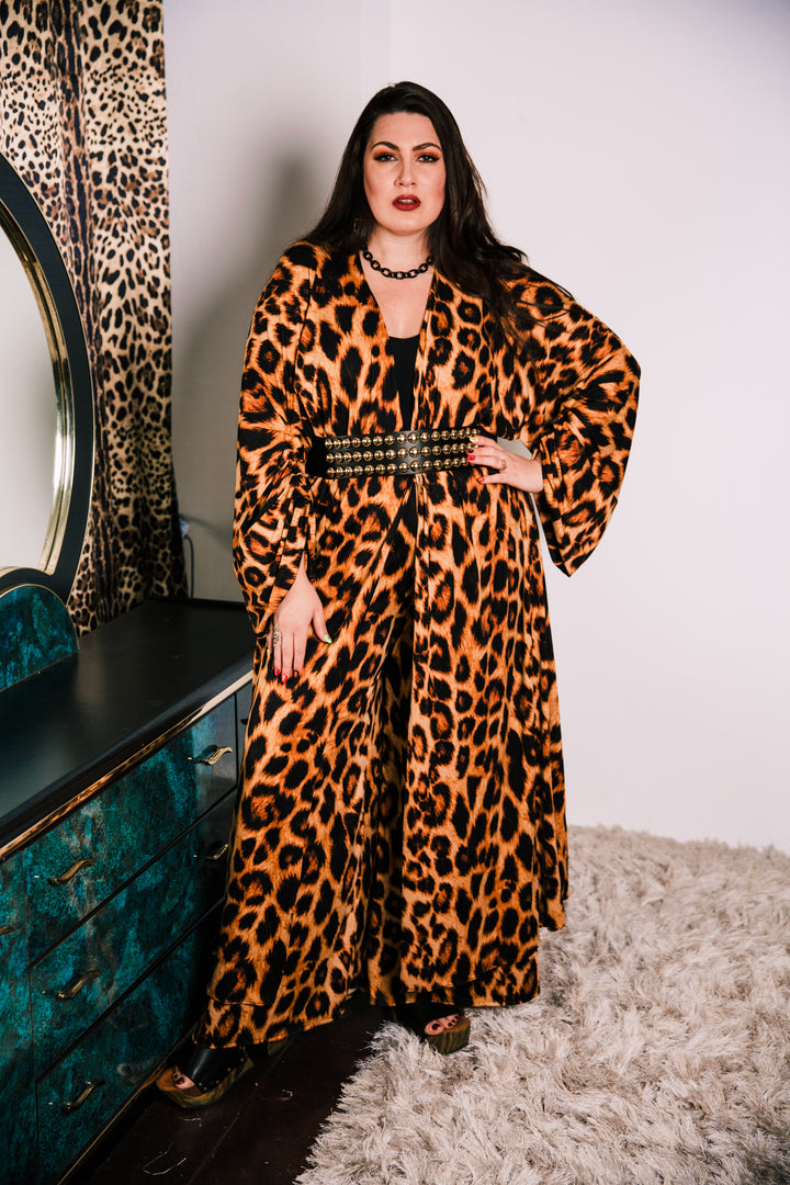 Muse Pants in "Oh La Leopard"