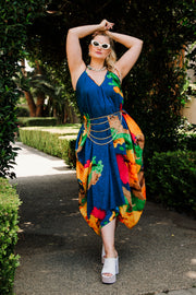 V is for Vinnik Dress in "Nancy" (Blue)