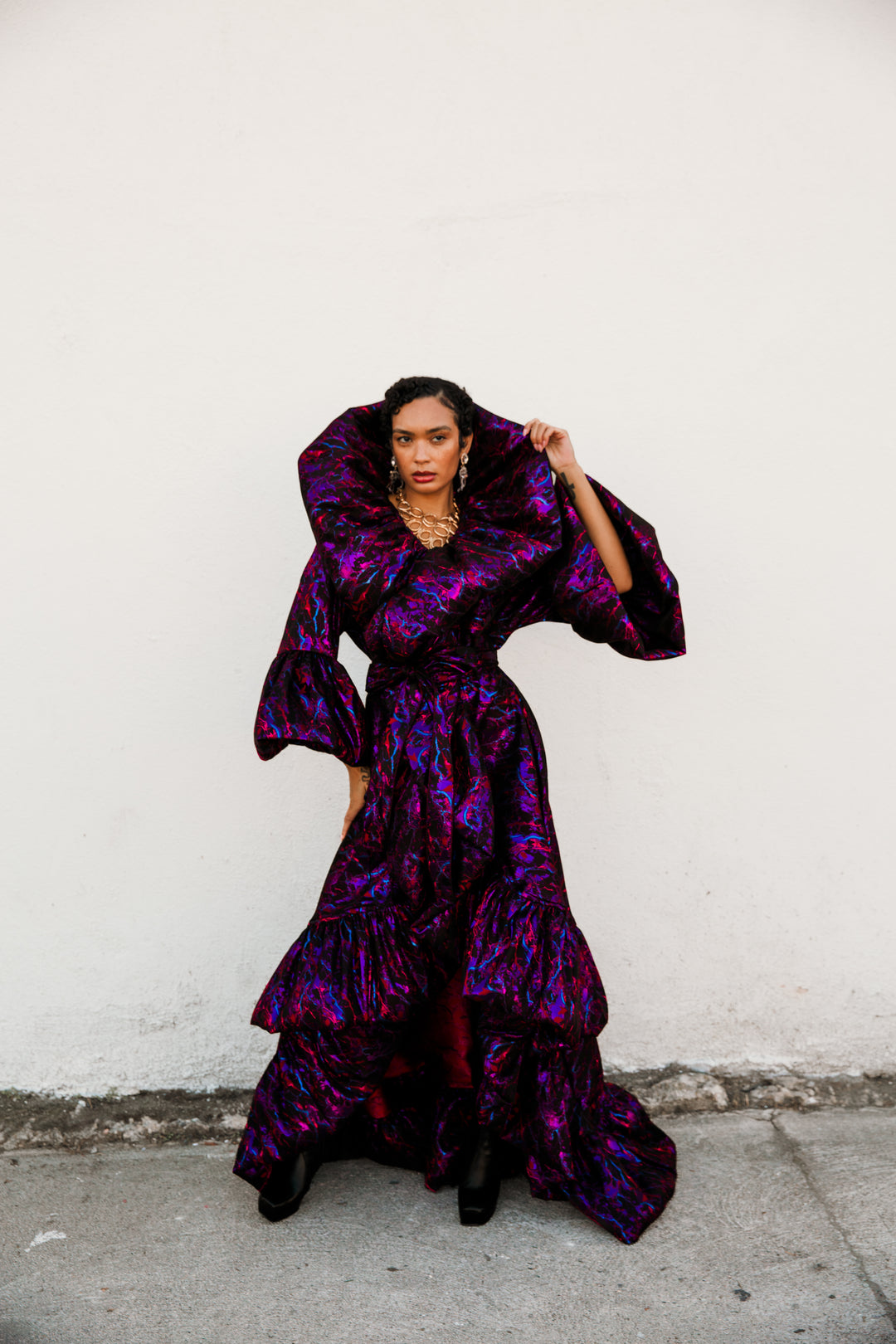 Manhattan Opera Coat Gown Custom in "Brunette”