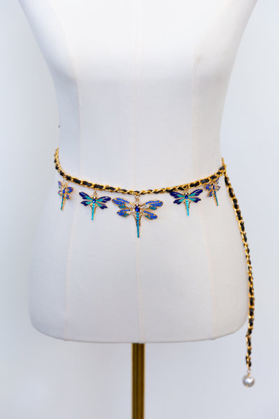 Dragonfly Belt (Blue)