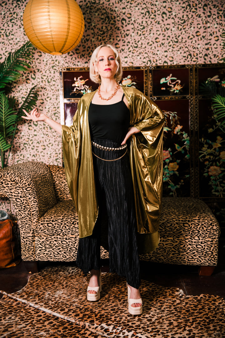 Coloratura Cape in "Disco Fever" (Gold)