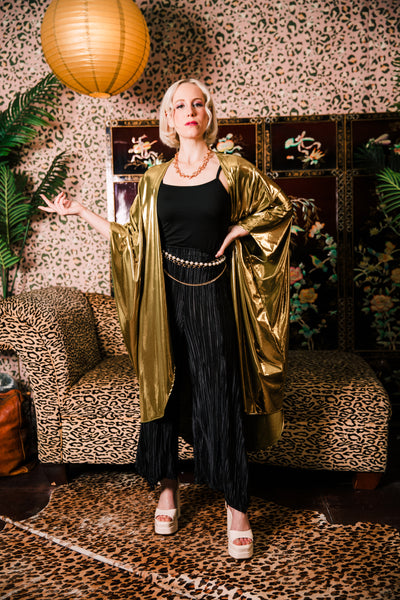 Coloratura Cape in "Disco Fever" (Gold)