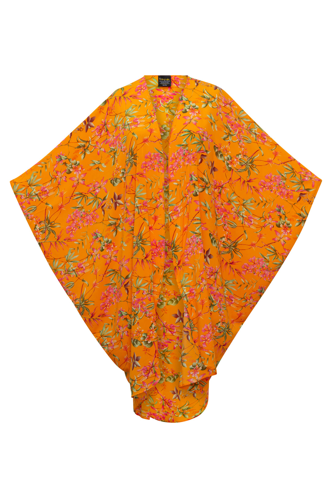 Coloratura Cape in "Neon Orange Botanical"
