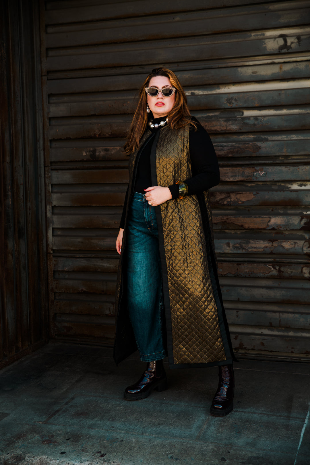 Berlin Duster in "Gold Quilt"