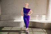 Seconda Donna Dress “Popcorn” (purple)