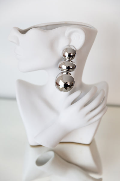 Big Balls Earrings (Silver)