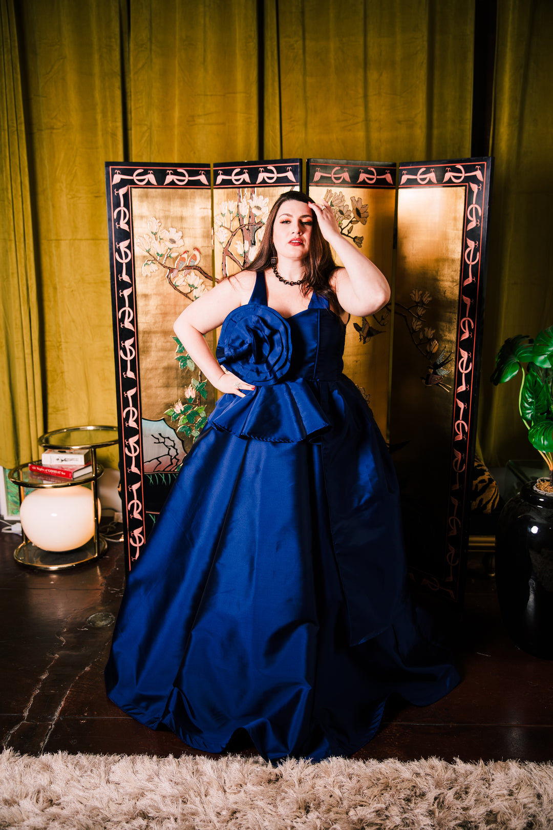 Gala Skirt in "Naughty Navy"