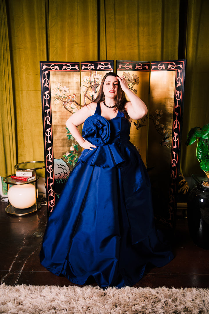 Gala Skirt in "Naughty Navy"