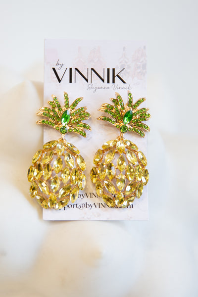Pineapple Earrings (Gold)
