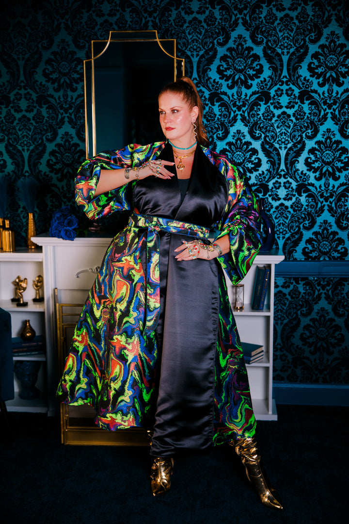 Parisian Coat in "Brat Marble"