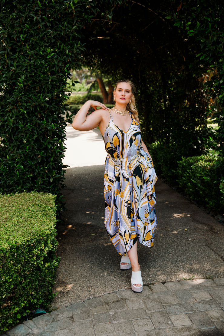 V is for Vinnik Dress in "Great Gatsby Yellow"