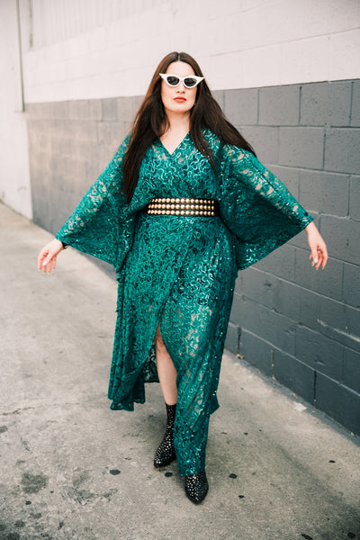 Bohémienne Kimono Robe in “Forest Dweller”