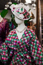 Fascinator in “Painted Scales”