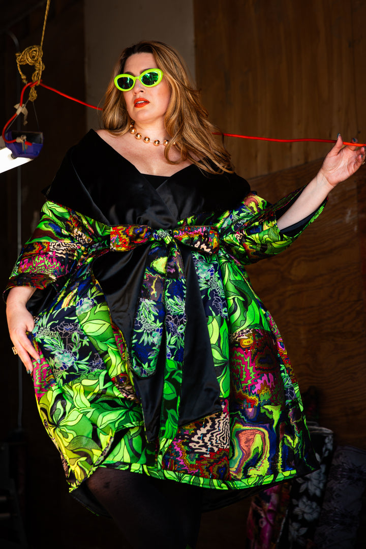 Reversible Opera Coat in "Patchwork No. 9”