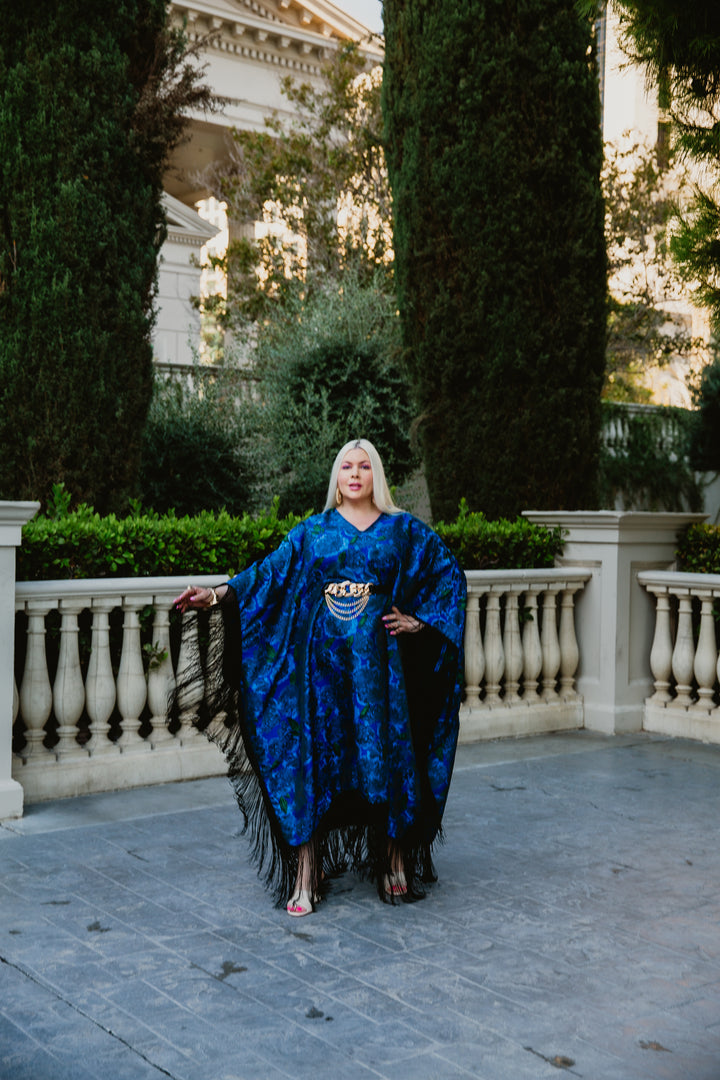 Runway Fringe Kaftan in "Frida"