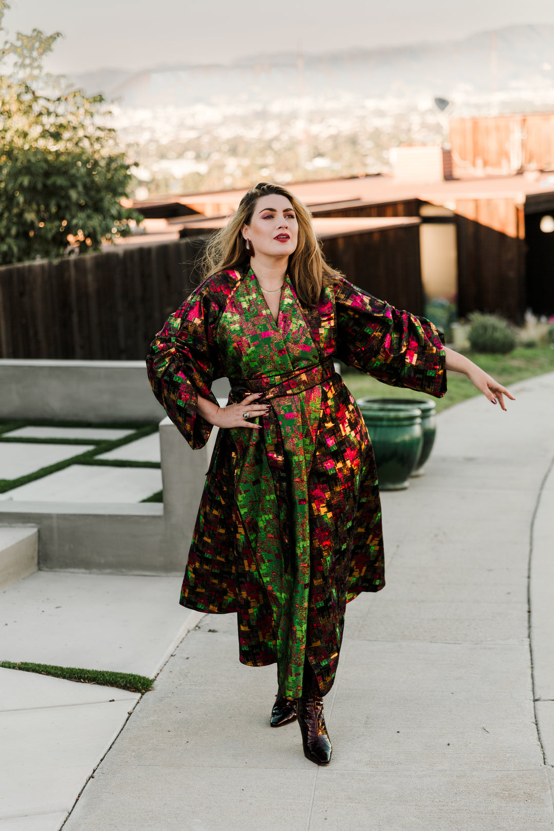 Parisian Coat in "Das Plaid"