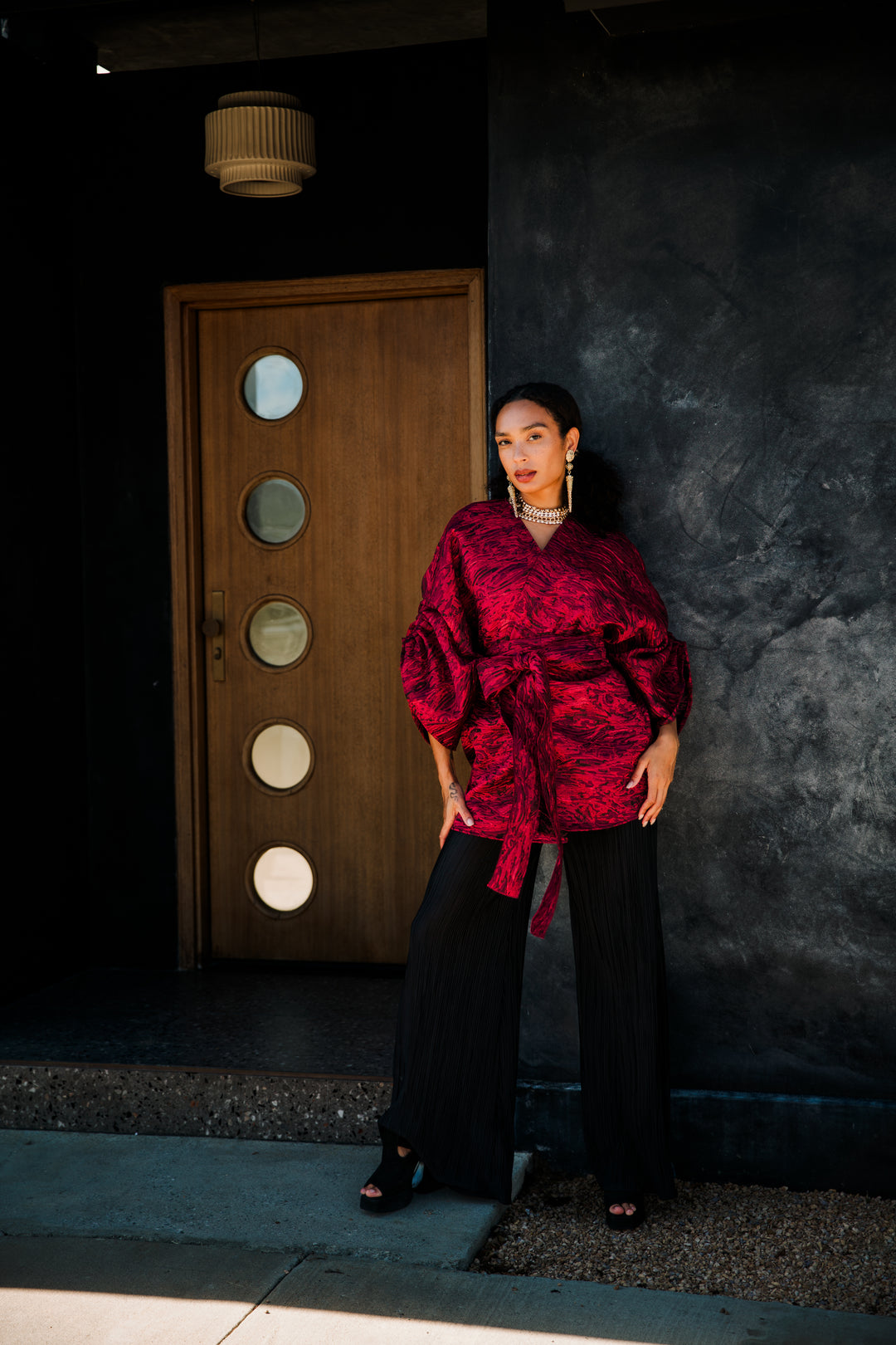 Theater Jacket in “Mefistofele" (Scarlet)