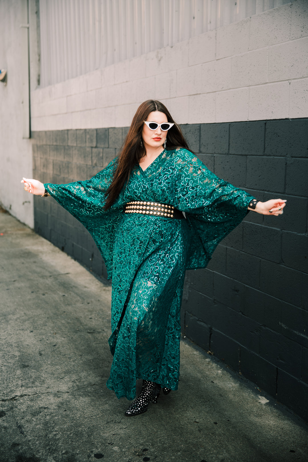Bohémienne Kimono Robe in “Forest Dweller”