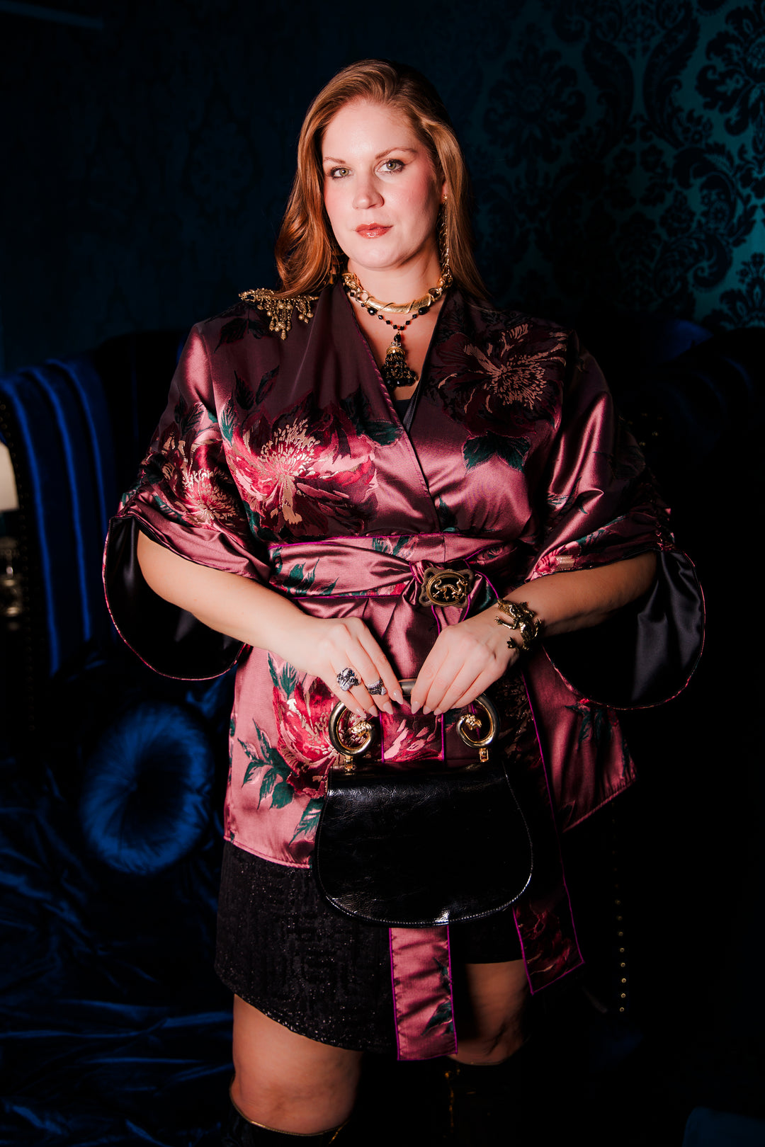 Theater Jacket in "Midnight Sonata" (Mauve)