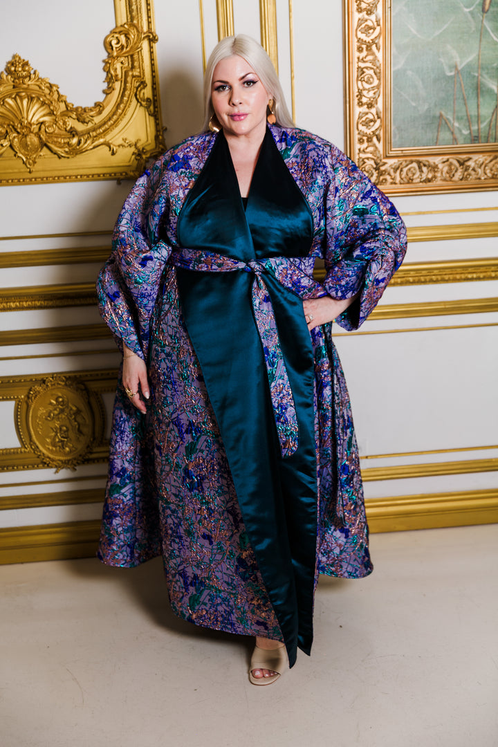 Parisian Coat in "Flight" (Purple)